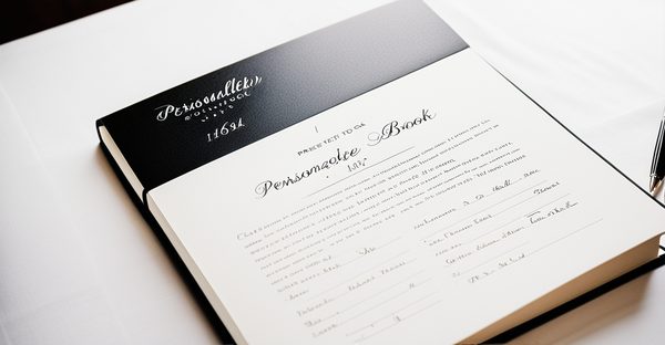 Location de livre d'or personnalisé : créez des souvenirs uniques